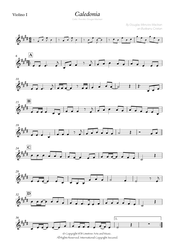 Caledonia (arr. Cristian Budeanu)