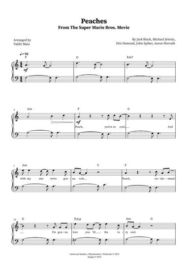 Peaches (arr. Valdir Maia)