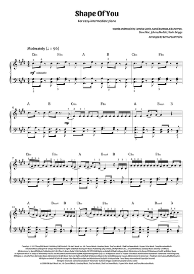Shape Of You (arr. Bernardo Pereira)