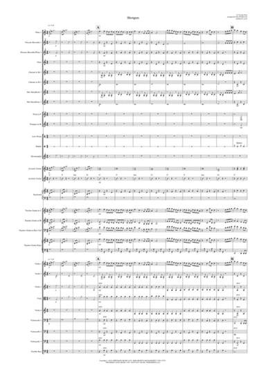 Shotgun (arr. Susie Winkworth winkmusic.co.uk)