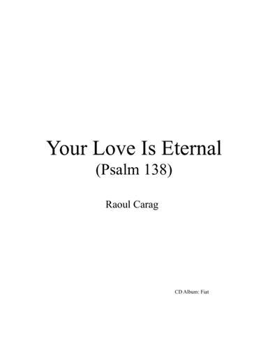 Your Love Is Eternal (Psalm 138)