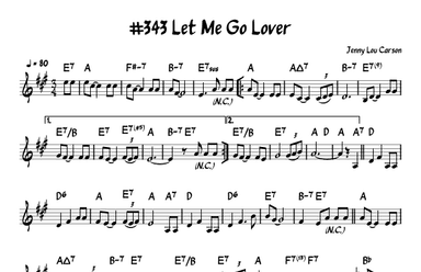 Let Me Go, Lover! (arr. John Fries)