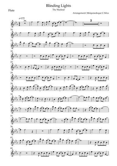 Blinding Lights (arr. Melquisedeque C.Silva)