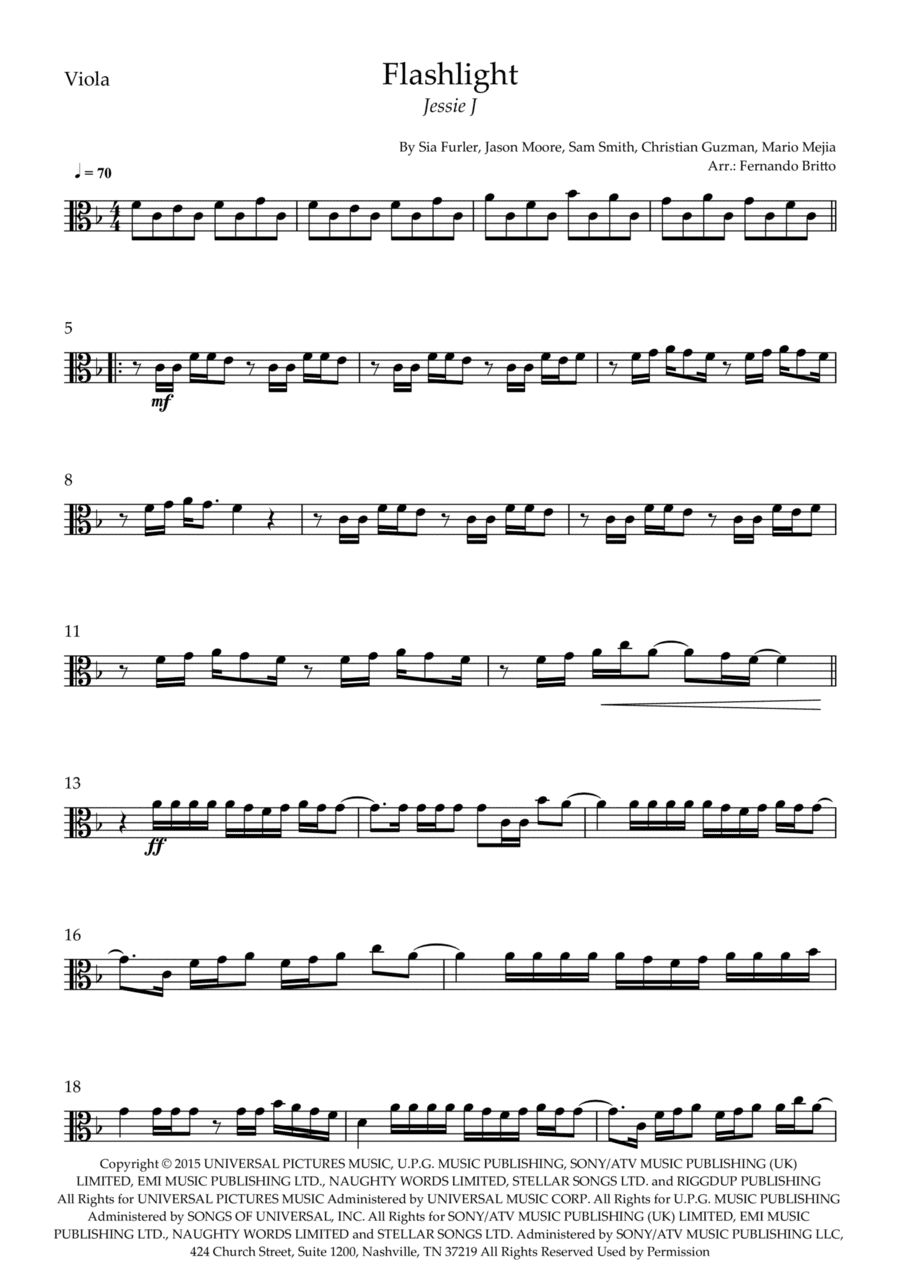 Flashlight (arr. Fernando Britto)
