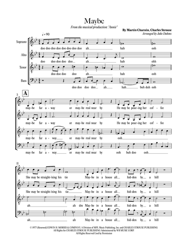 Maybe (arr. Jake Dahms)