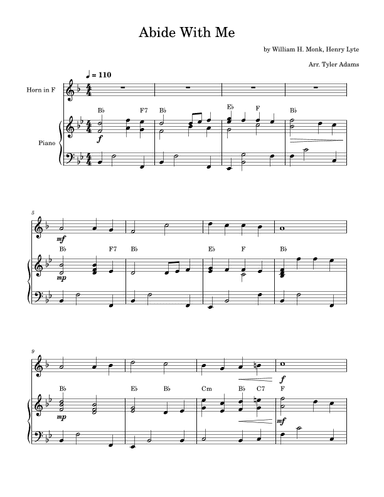 Abide With Me (arr. Tyler Adams)