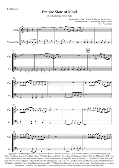 Empire State Of Mind (arr. Fabio Britto)