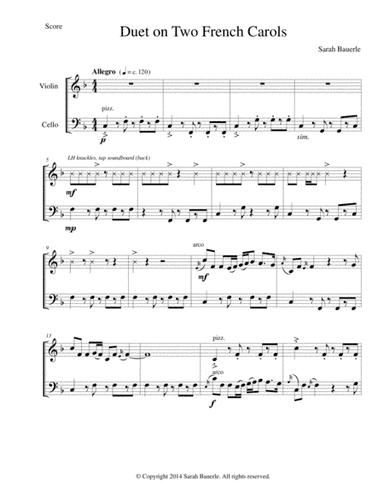 Duet on Two French Carols
