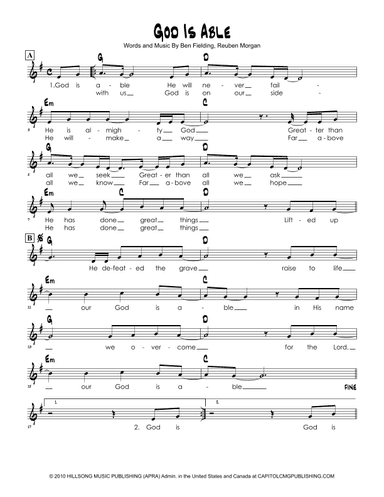 God Is Able (arr. Brian Kim)