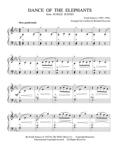 Dance Of The Elephants (arr. Richard Giszczak)