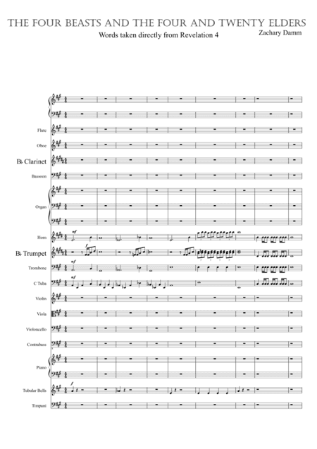 The Four Beasts and the Four and Twenty Elders