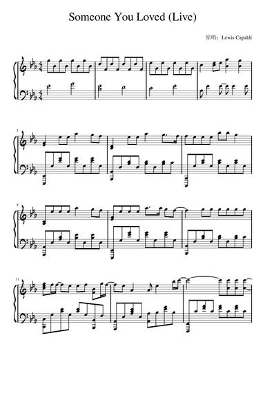 Someone You Loved (arr. Lewis Capaldi)