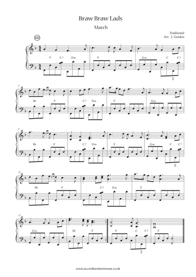 Braw Braw Lads (arr. Julia Gordon)