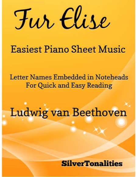 Fur Elise Easiest Piano Sheet Music (arr. SilverTonalities)