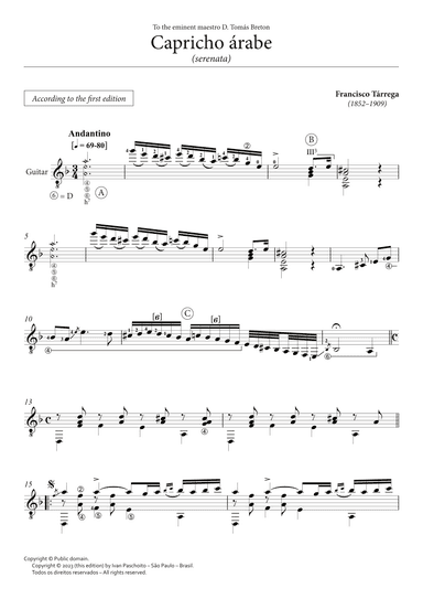 Capricho Árabe (arr. Ivan Paschoito)