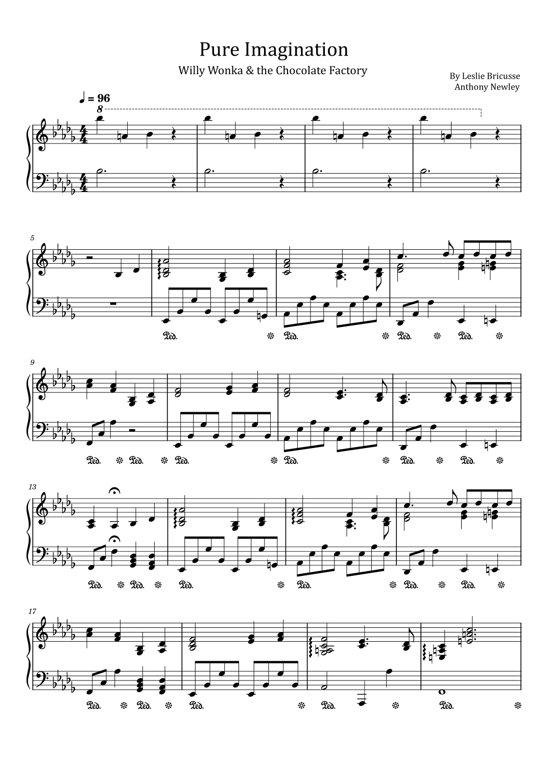 Pure Imagination (arr. poon)