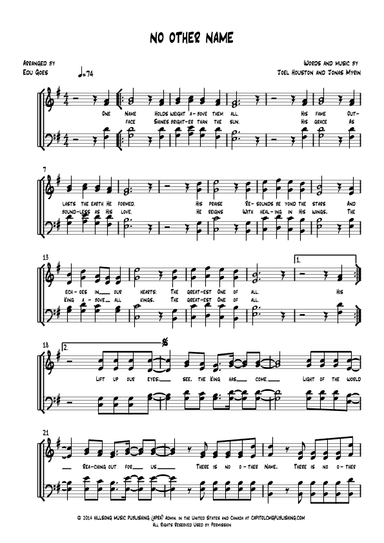 No Other Name (arr. Edu Góes)
