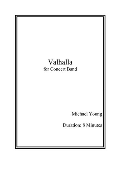 Valhalla (Concert Band) - Score