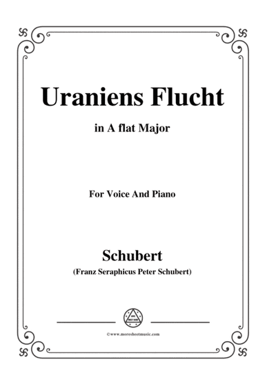 Schubert-Uraniens Flucht(Urania's Flight),D.554,in A flat Major,for Voice&Piano (arr. MSM)