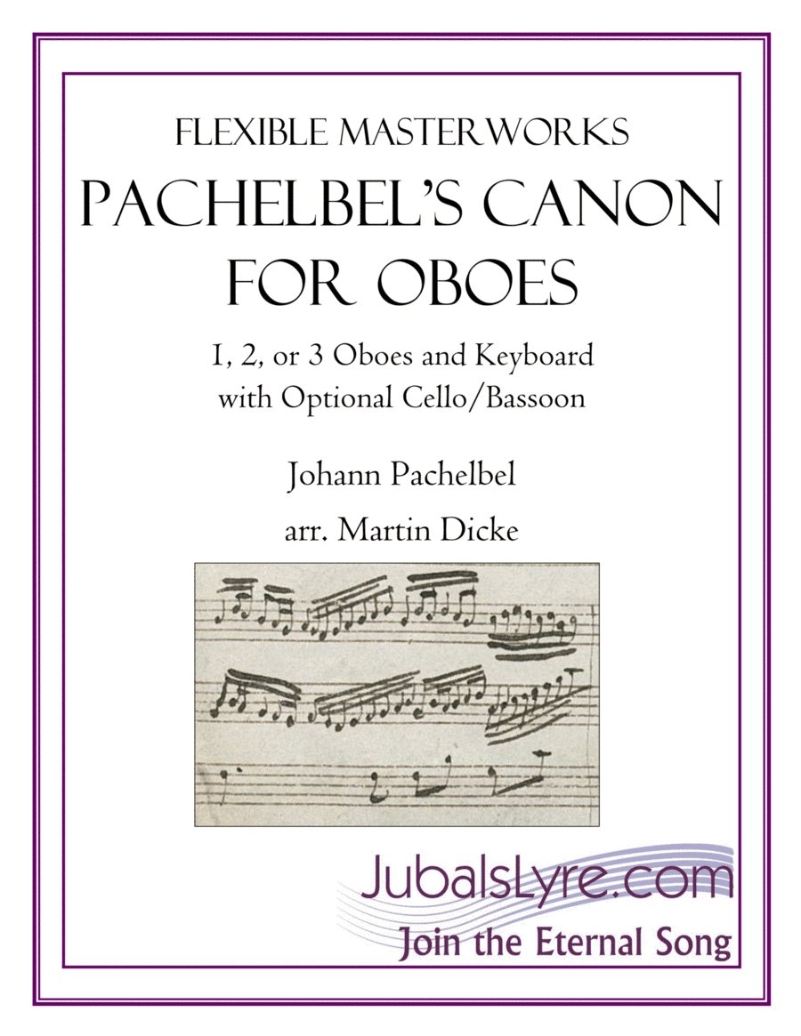 Canon (Oboe and Keyboard (arr. Martin Dicke)