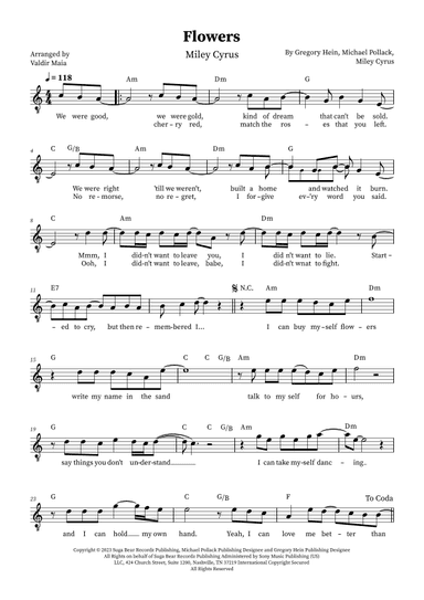 Flowers (arr. Valdir Maia)