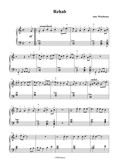 Rehab (arr. Thomas Jancso)
