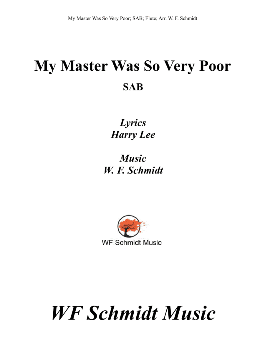 My Master Was So Very Poor