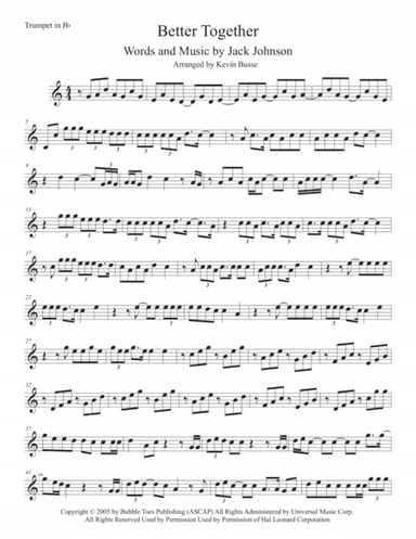 Better Together (arr. Kevin Busse)