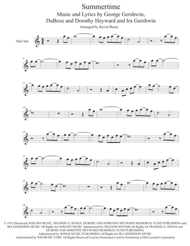 Summertime (arr. Kevin Busse)