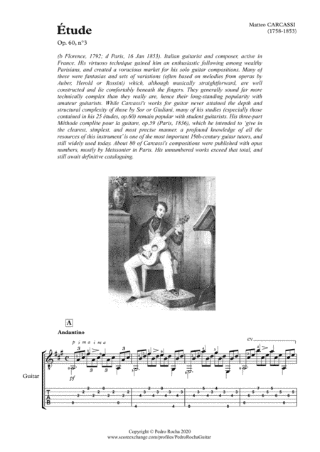 Étude Op. 39, n°3 (arr. Pedro Rocha)