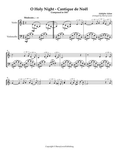 O Holy Night - Cantique de Noël (arr. Sherry Lewis)