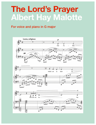 The Lord's Prayer (arr. Art Song Transpositions)