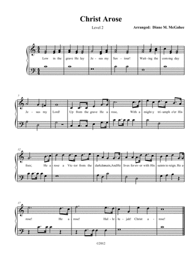 He Arose! (christ Arose) (arr. Diane M. McGahee)