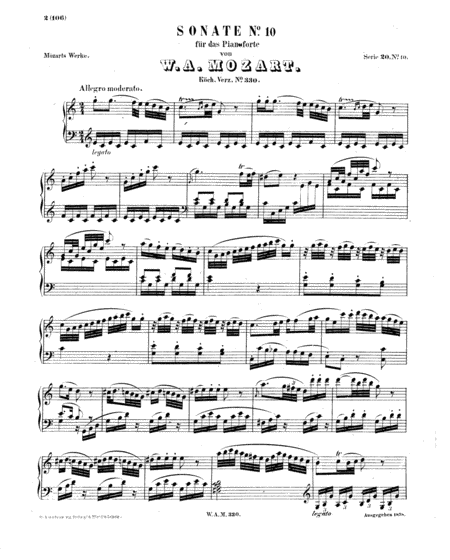 Mozart - Piano Sonata No.10 (arr. Wesley Mekilis)