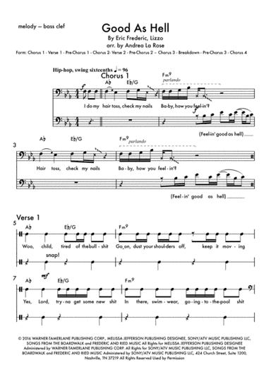 Good As Hell (arr. Andrea La Rose)