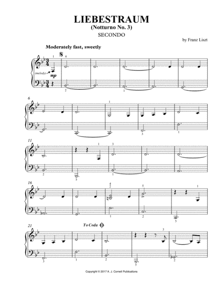 Liebestraum (Notturno No. 3) (arr. Mark Phillips)