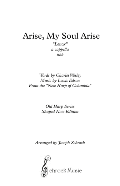 Arise, My Soul Arise (arr. Schrock Music)