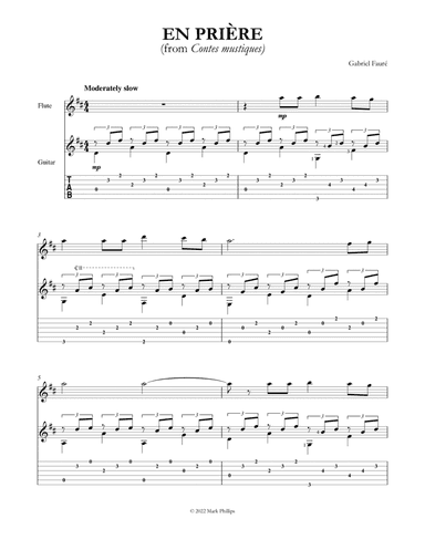 En prière (arr. Mark Phillips)