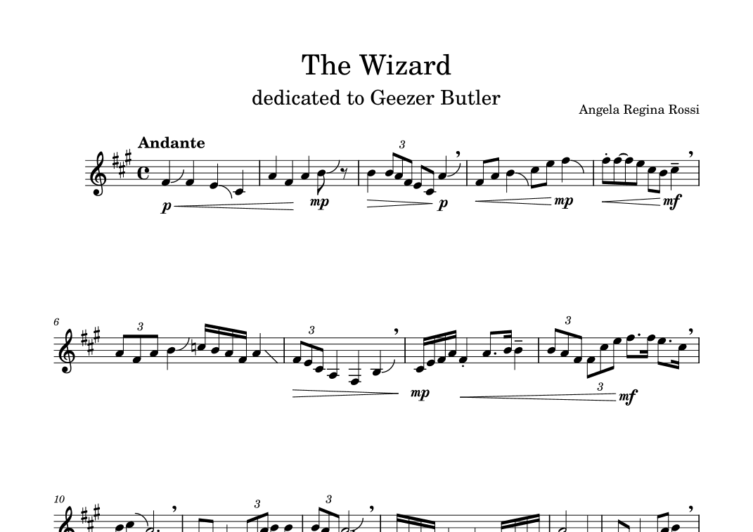 N.i.b. (arr. Angela Regina Rossi)