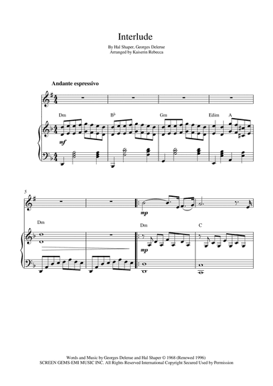 Interlude (arr. Kaiserin Rebecca)