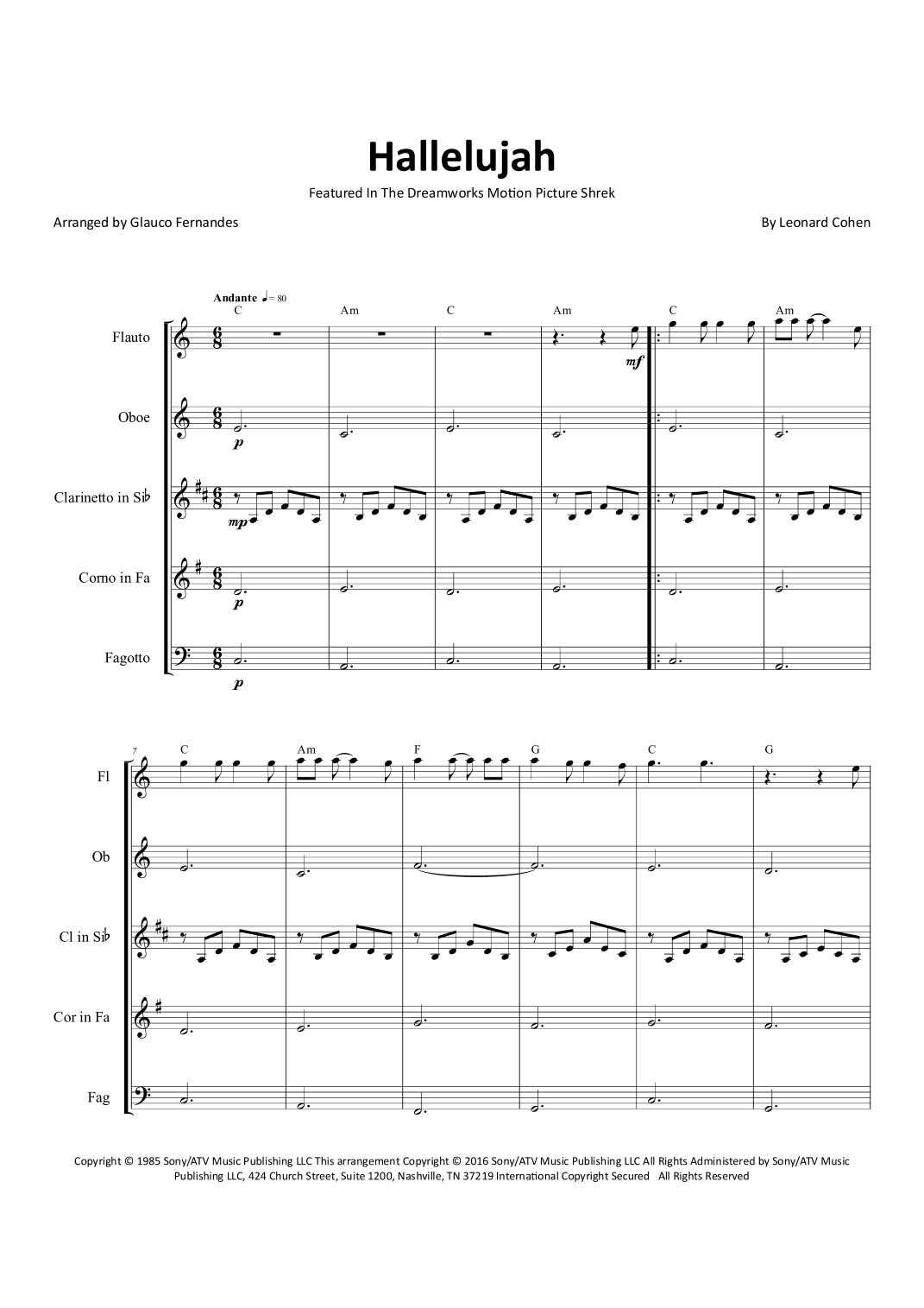 Hallelujah (arr. Glauco Fernandes)