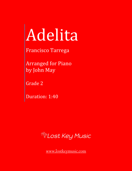 Adelita-Piano (arr. John May)