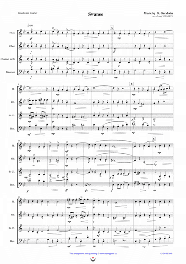 Swanee (arr. Josef STASTNY)
