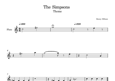 Theme From The Simpsons (arr. E.P)