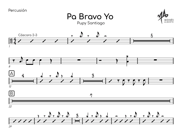 Pa Bravo Yo (arr. Moises Alberto)