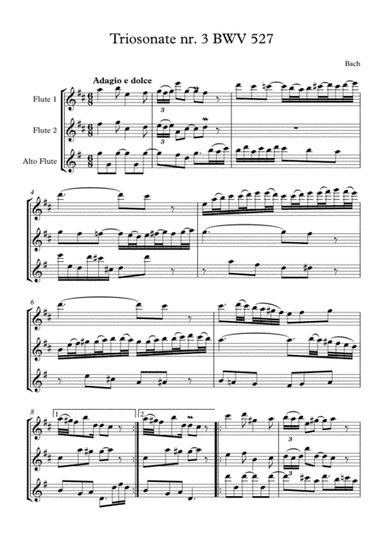 J.S.Bach Triosonate nr.3 BWV 527, adagio (arr. Jan Aagaard)