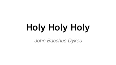 Holy, Holy, Holy (arr. Brian Kim)