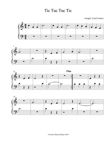 Tic Tuc Tuc Tic (arr. Centro Musical Base)