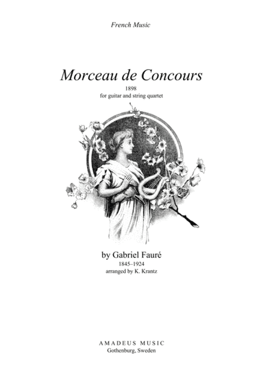 Morceau de concours for guitar and string quartet (arr. K. Krantz)