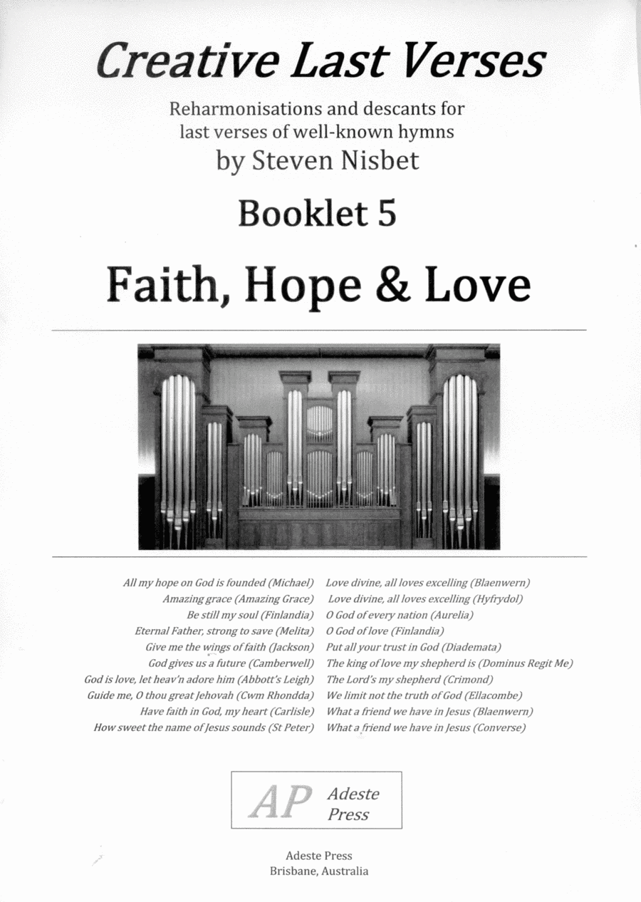 Creative Last Verses Booklet 5 Faith, Hope & Love
